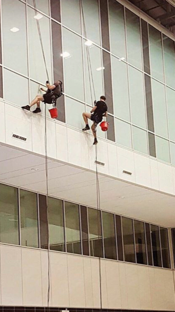 Window Cleaning by Rope Access
