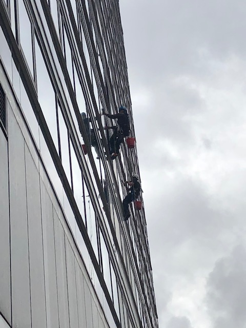 Abseiling at City Suites Manchester