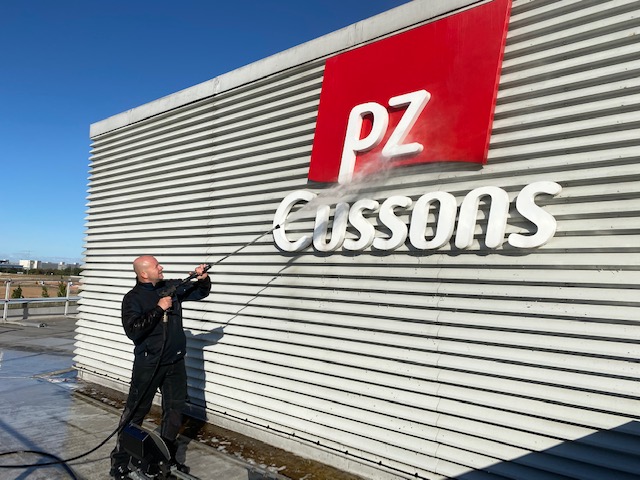 Jet Washing at PZ Cussons