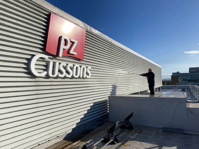 Jet Washing at PZ Cussons